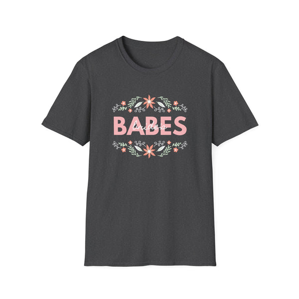 Babes Floral Tee — Cute Pink Floral 'BABES' T-Shirt