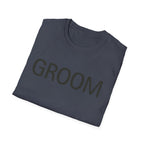 Groom T-Shirt — Simple Wedding Party Tee for Groom, Bachelor Party Shirt