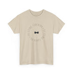 Groom Bow Tie Tee — 'The Groom' Minimal Wedding T‑Shirt