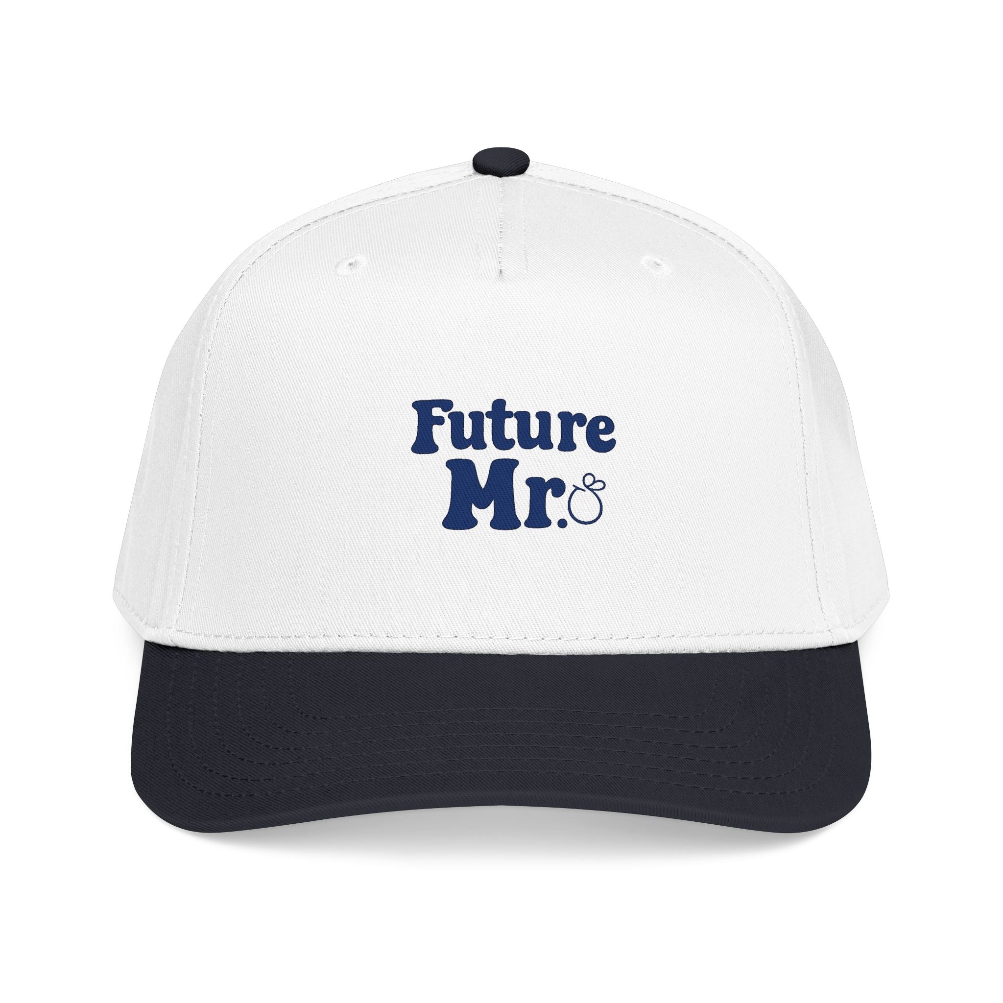 Baseball Cap — "Future Mr." Embroidered Baby Announcement Cap