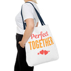 Perfect Together Tote Bag — Cute Couples Valentine Everyday Shoulder Bag