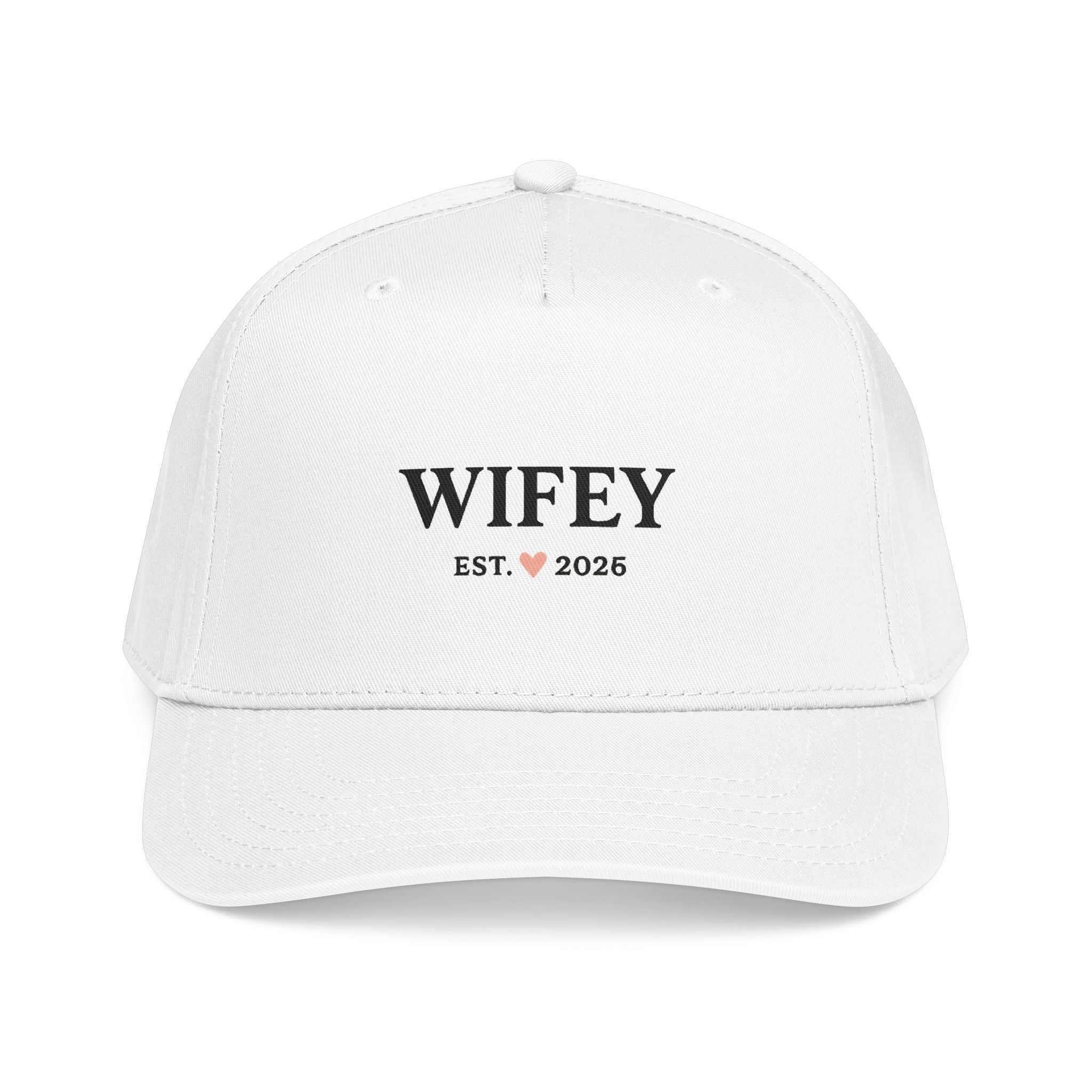 Wifey Est. 2025 Baseball Cap — Embroidered Bride Hat
