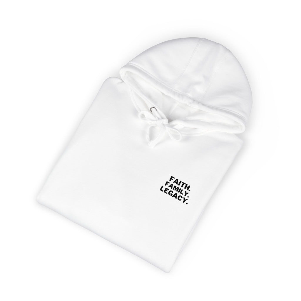 Faith. Family. Legacy. Hoodie — Minimalist Inspirational Pullover