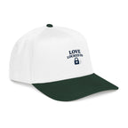 Love Locked In Baseball Cap — Embroidered Padlock Design