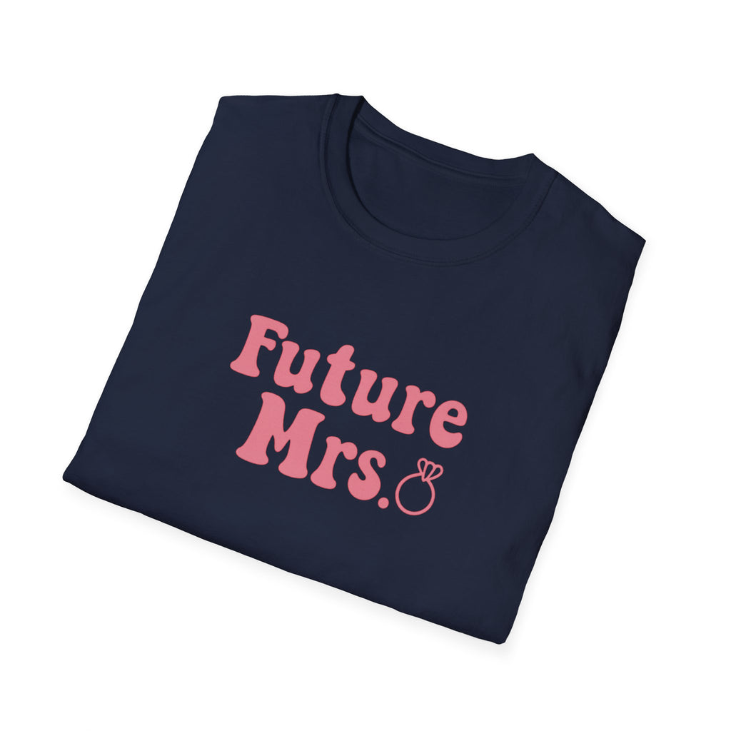 Future Mrs. T-Shirt — Bachelorette/Engagement Tee with Pink Ring Graphic