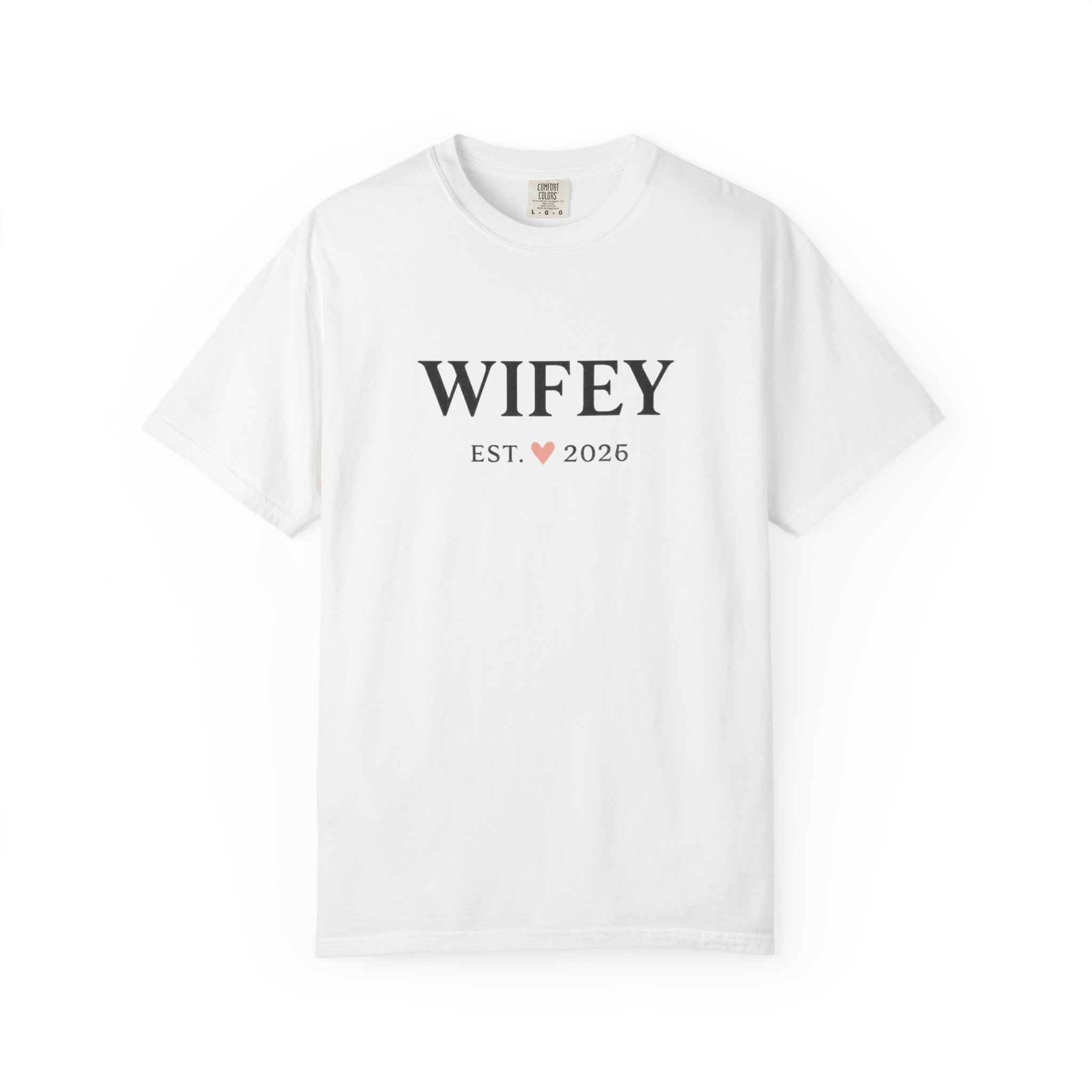Wifey Est. 2026 T-Shirt — Bridal/Anniversary Tee