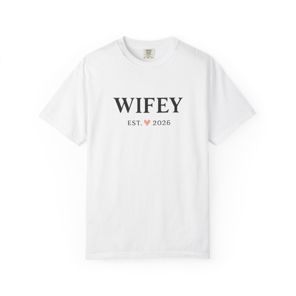 Wifey Est. 2026 T-Shirt — Bridal/Anniversary Tee