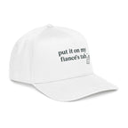 Engagement Cap Baseball Cap — “put it on my fiancé’s tab” Embroidered Hat