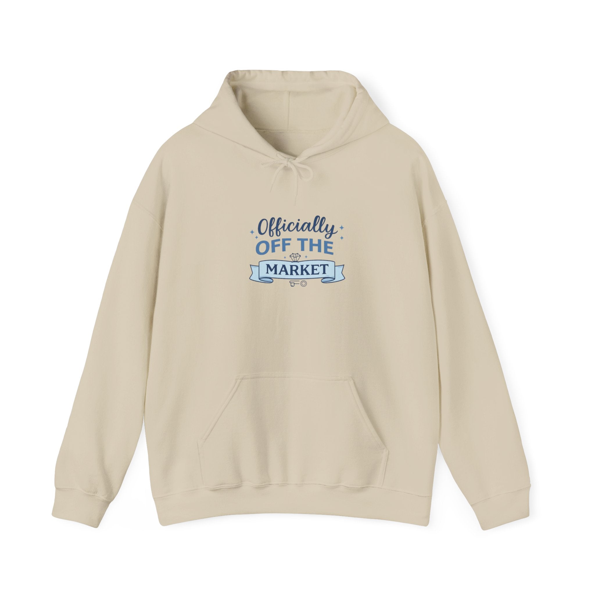 Officially Off The Market Hoodie — Cute Engagement Announcement Hoodie