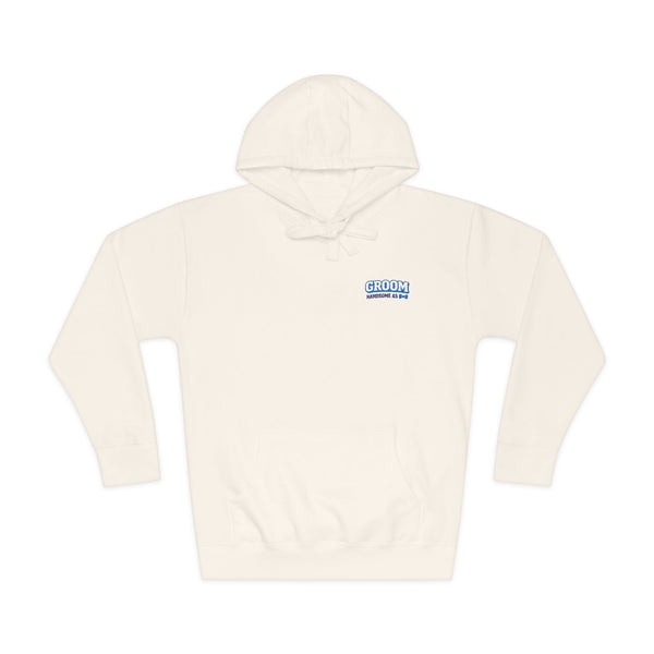 Hoodie — 'Grown Not Raised' Minimal Chest Logo Fleece Hoodie