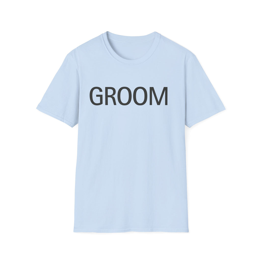 Groom T-Shirt — Simple Wedding Party Tee for Groom, Bachelor Party Shirt