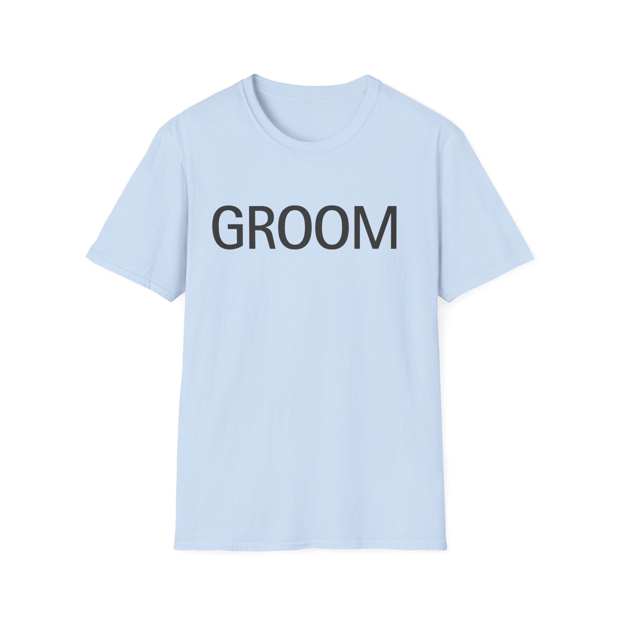 Groom T-Shirt — Simple Wedding Party Tee for Groom, Bachelor Party Shirt