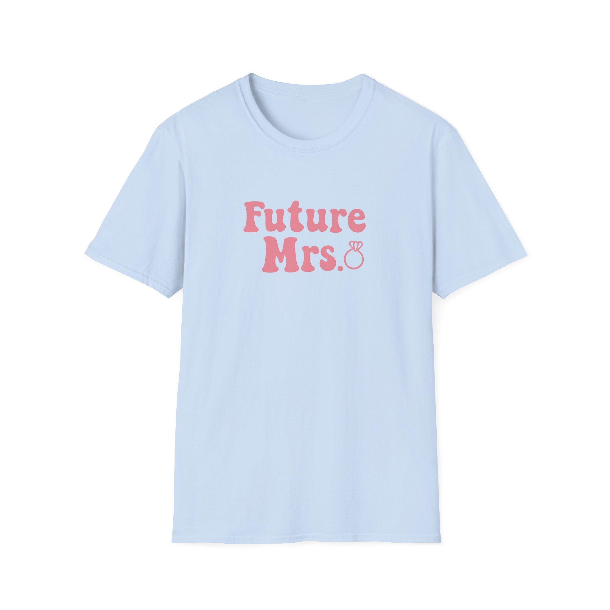 Future Mrs. T-Shirt — Bachelorette/Engagement Tee with Pink Ring Graphic