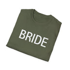 Bride T-Shirt — Minimal Bridal Tee for Bachelorette & Wedding Prep