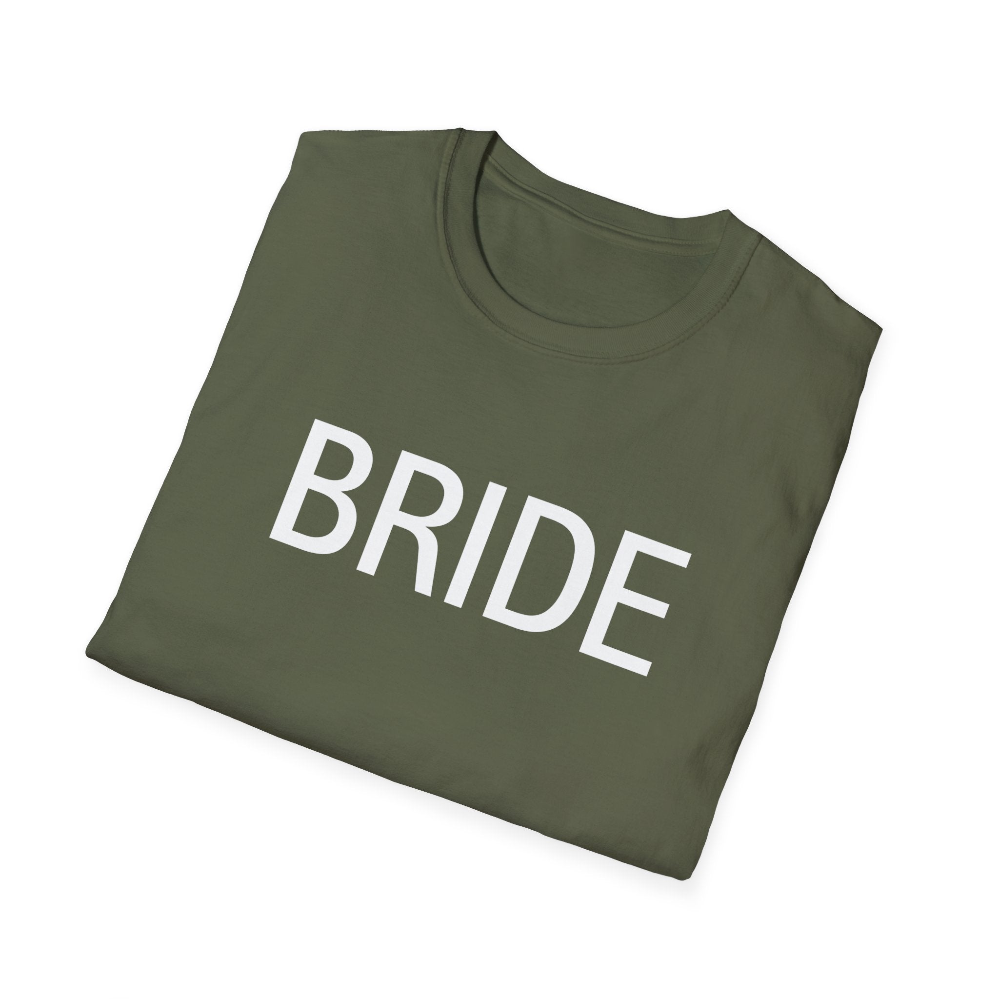 Bride T-Shirt — Minimal Bridal Tee for Bachelorette & Wedding Prep