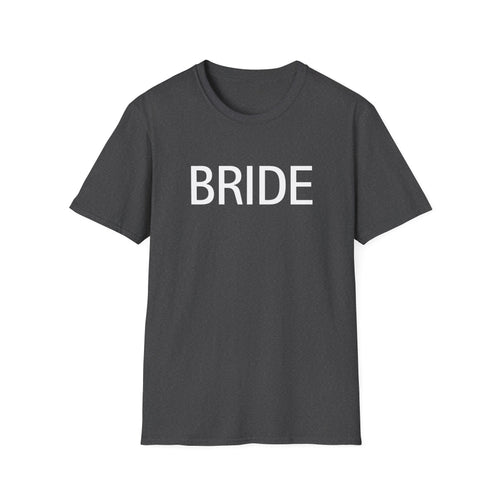 Bride T-Shirt — Minimal Bridal Tee for Bachelorette & Wedding Prep