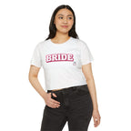 Bride Crop Top — Bachelorette Festival Tee with Ring Graphic