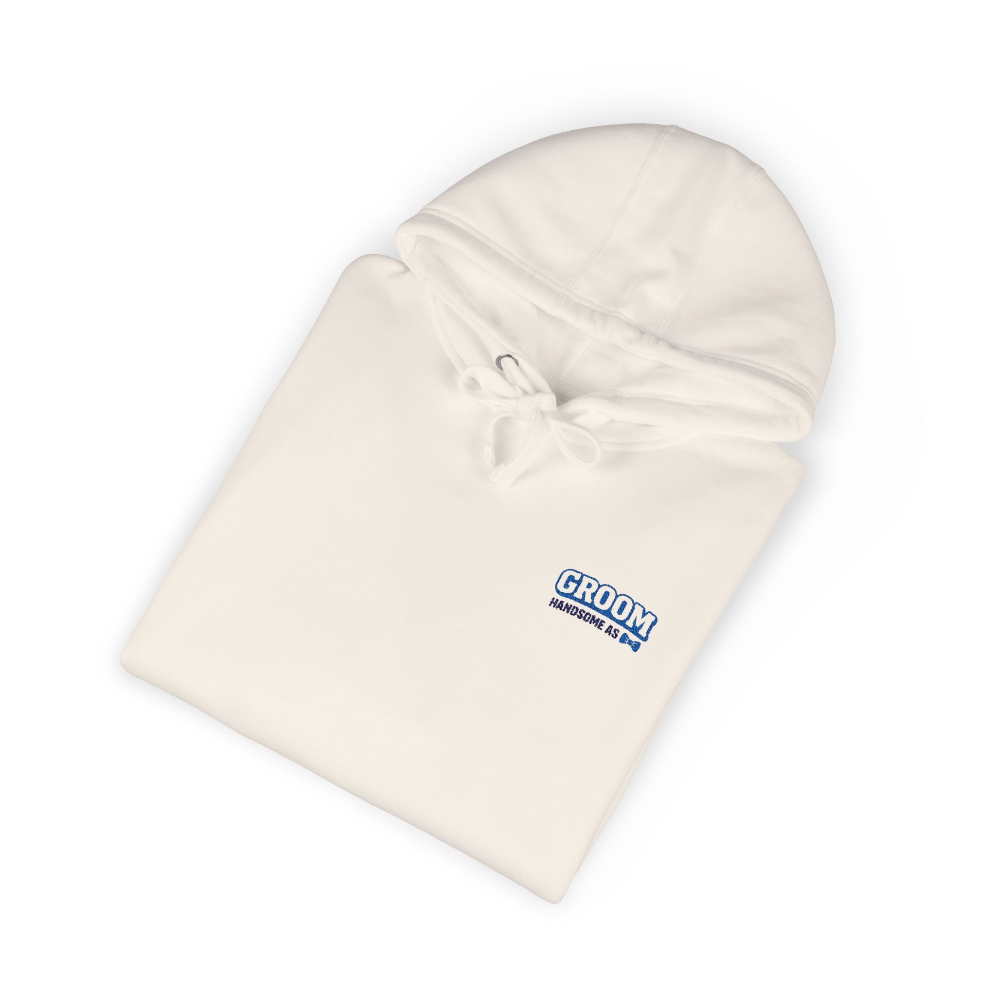 Hoodie — 'Grown Not Raised' Minimal Chest Logo Fleece Hoodie