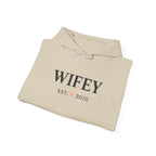 Wifey Hoodie – 'WIFEY EST. 2026' Cozy Bridal Sweatshirt