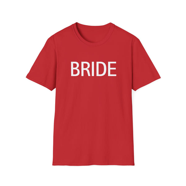 Bride T-Shirt — Minimal Bridal Tee for Bachelorette & Wedding Prep