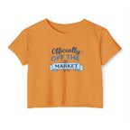 "Officially Off The Market" Women's Crop Top — Bachelorette Festival Tee
