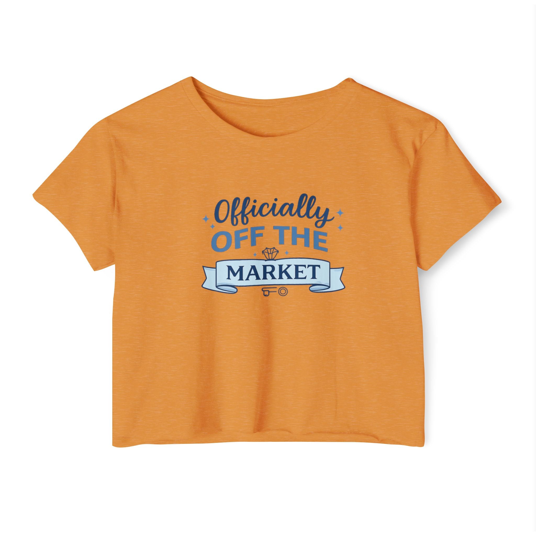 "Officially Off The Market" Women's Crop Top — Bachelorette Festival Tee