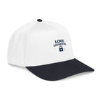 Love Locked In Baseball Cap — Embroidered Padlock Design