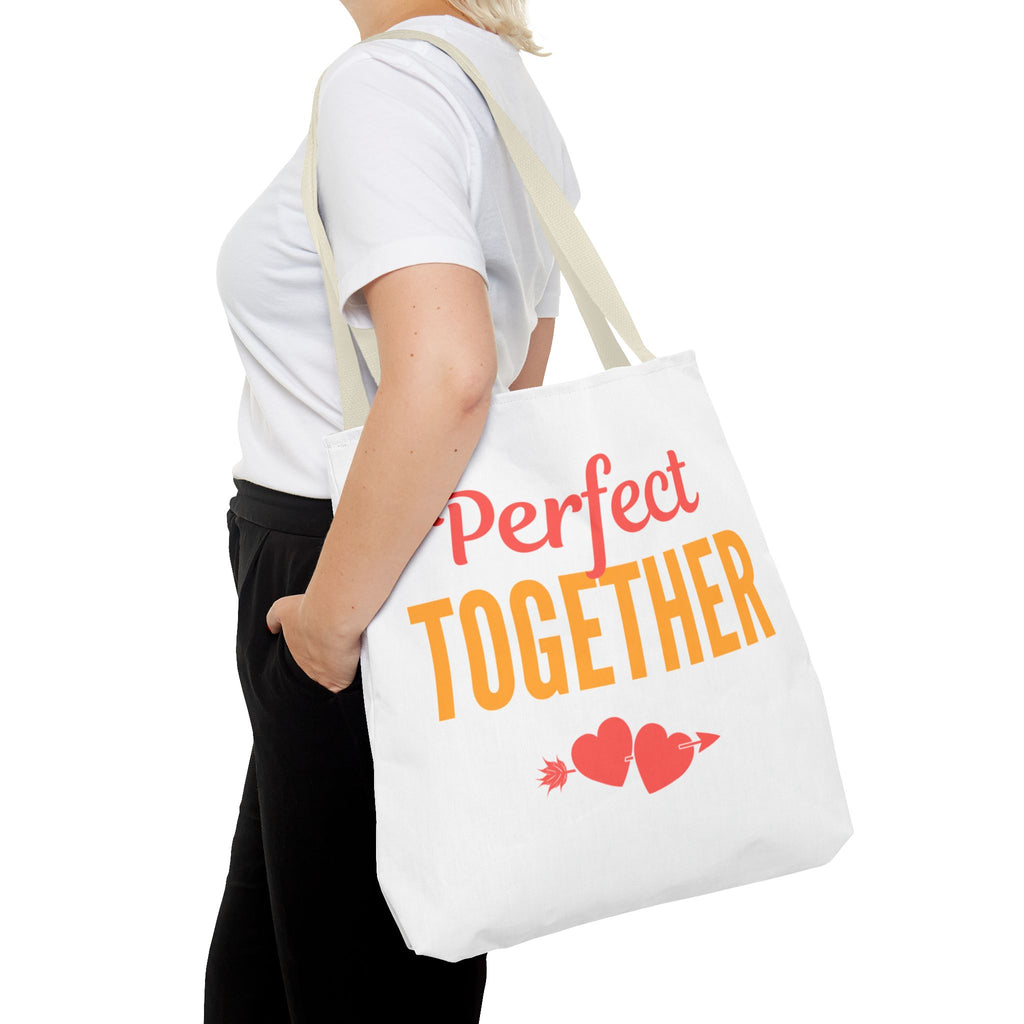 Perfect Together Tote Bag — Cute Couples Valentine Everyday Shoulder Bag