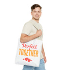 Perfect Together Tote Bag — Cute Couples Valentine Everyday Shoulder Bag