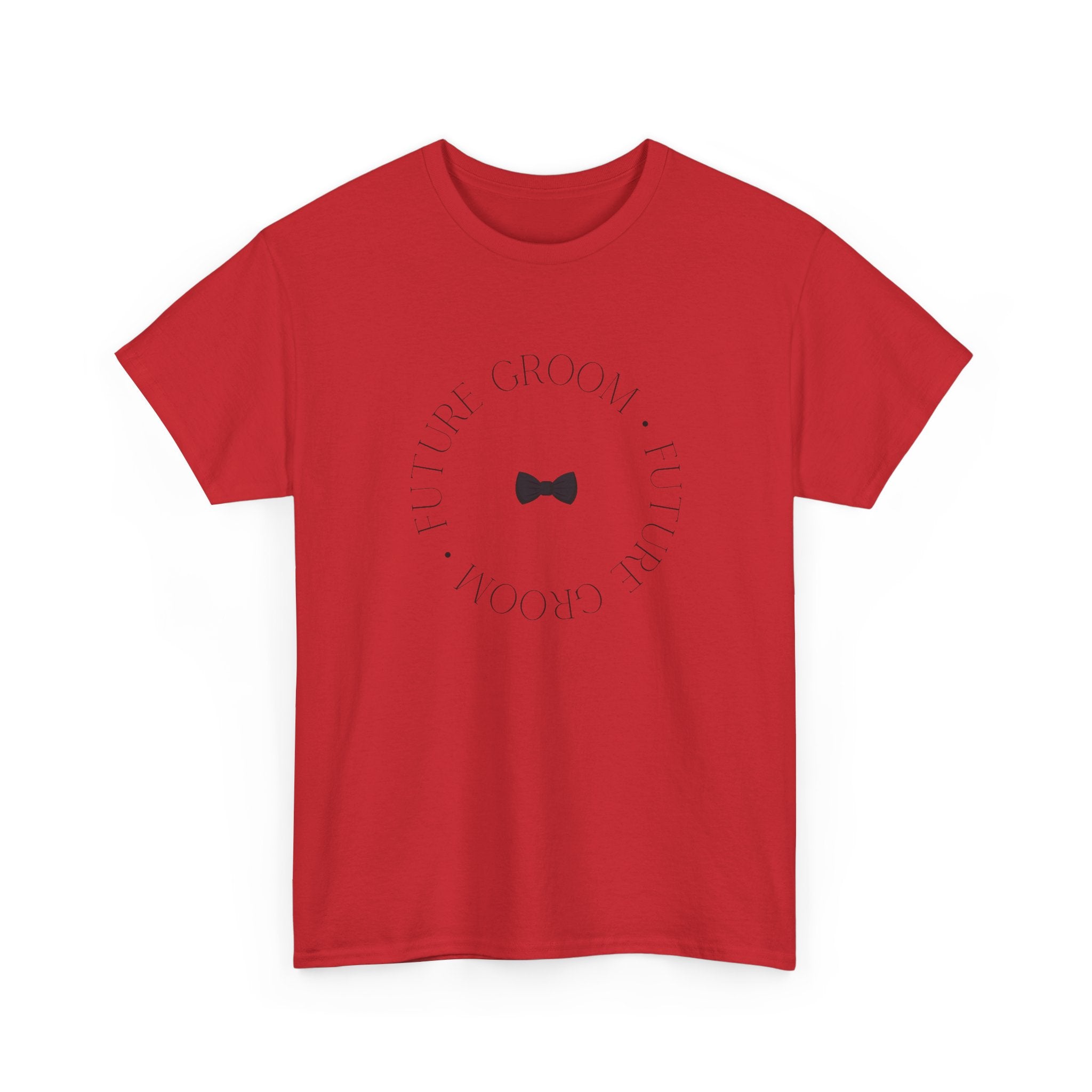 Groom Bow Tie Tee — 'The Groom' Minimal Wedding T‑Shirt