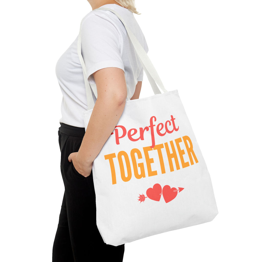 Perfect Together Tote Bag — Cute Couples Valentine Everyday Shoulder Bag