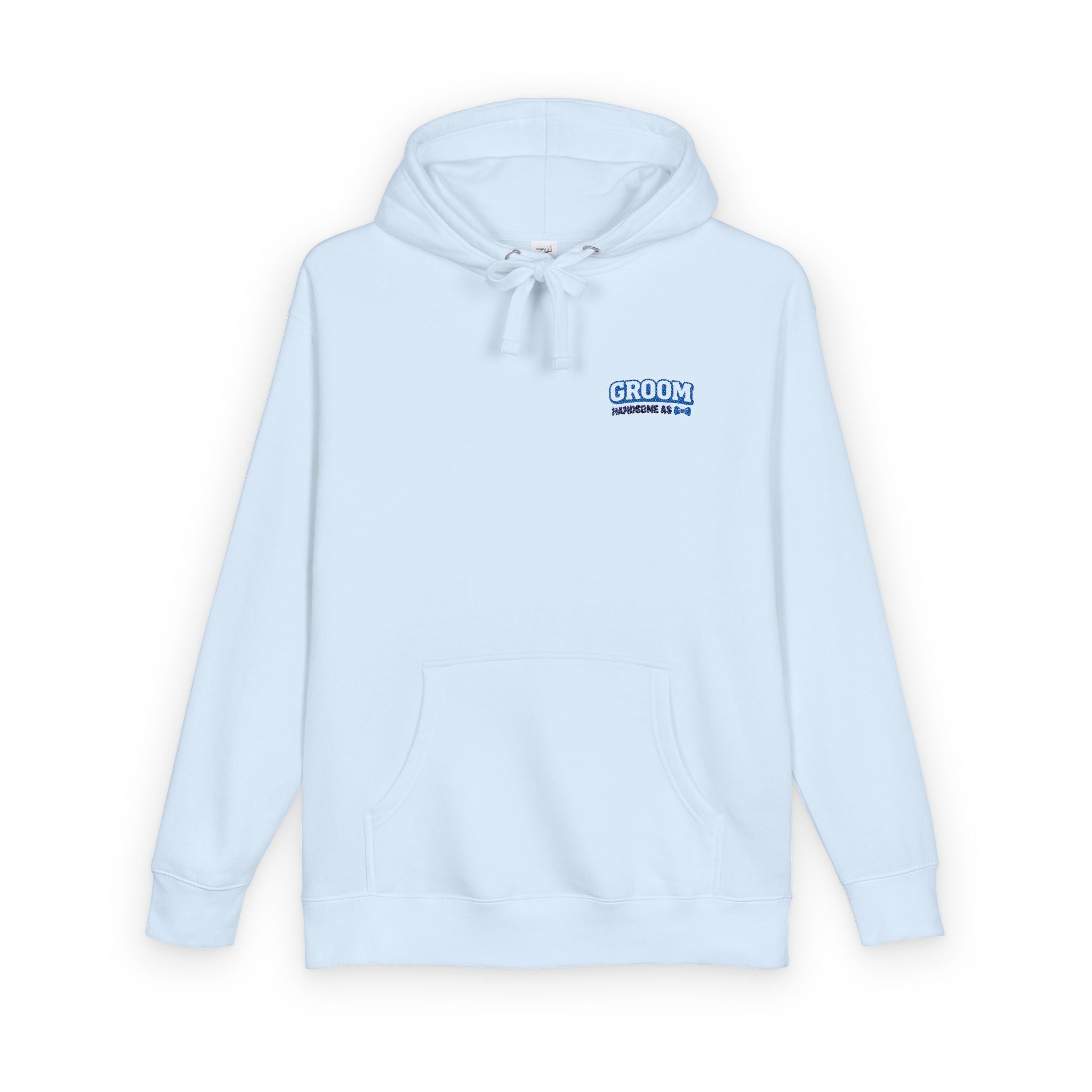 Hoodie — 'Grown Not Raised' Minimal Chest Logo Fleece Hoodie