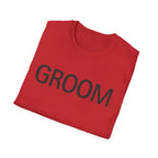 Groom T-Shirt — Simple Wedding Party Tee for Groom, Bachelor Party Shirt