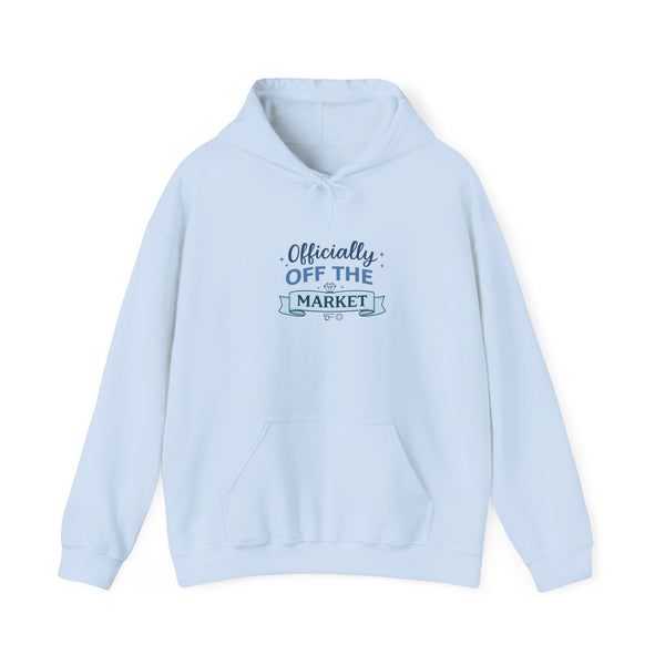 Officially Off The Market Hoodie — Cute Engagement Announcement Hoodie