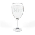 Engraved "Mr." Wine Glass — 10.5 oz Stemmed Wedding & Anniversary Gift