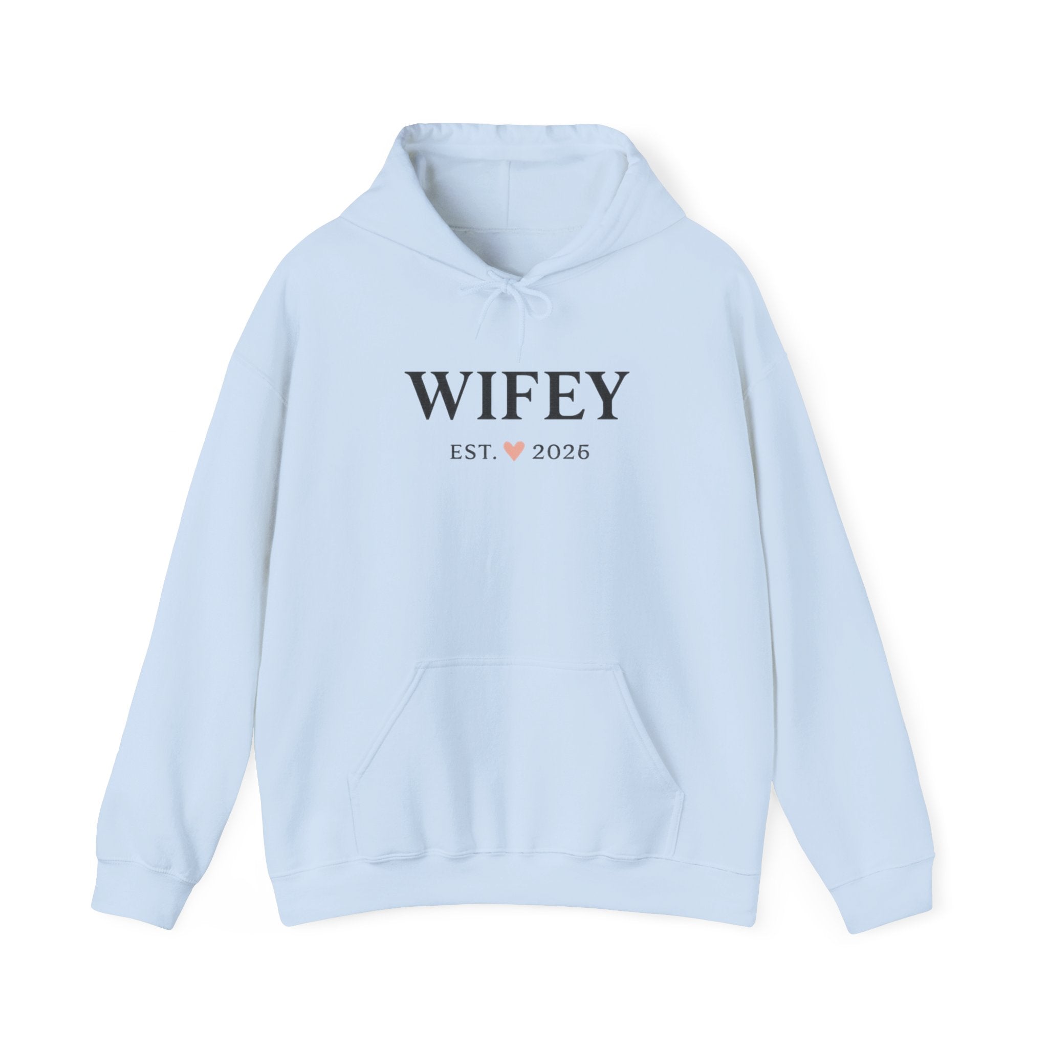Wifey Hoodie – 'WIFEY EST. 2026' Cozy Bridal Sweatshirt