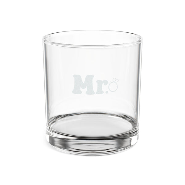 Engraved 'Mr.' Whiskey Glass – 10.5 oz Personalized Rocks Glass
