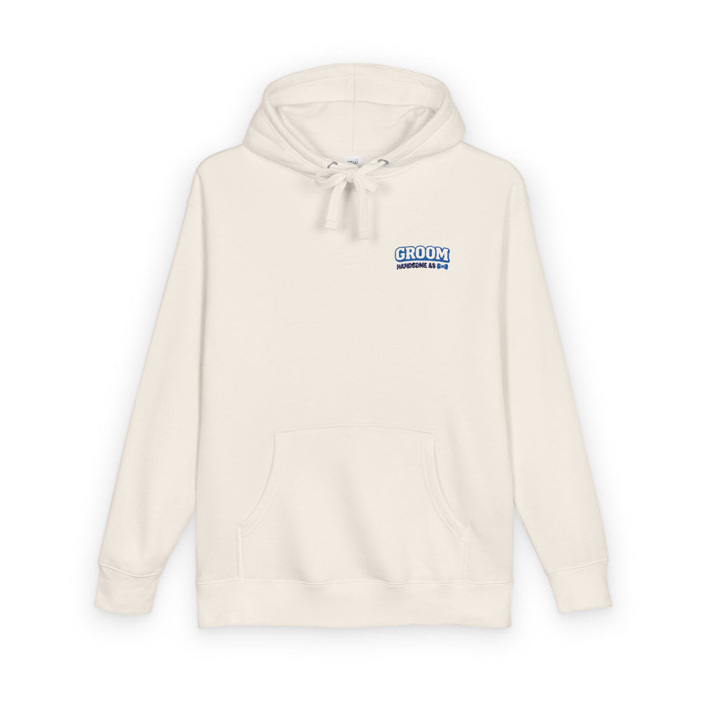Hoodie — 'Grown Not Raised' Minimal Chest Logo Fleece Hoodie