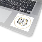 Stone Ridge Acres Logo Square Sticker — Elegant Monogram Farm/Brand Decal