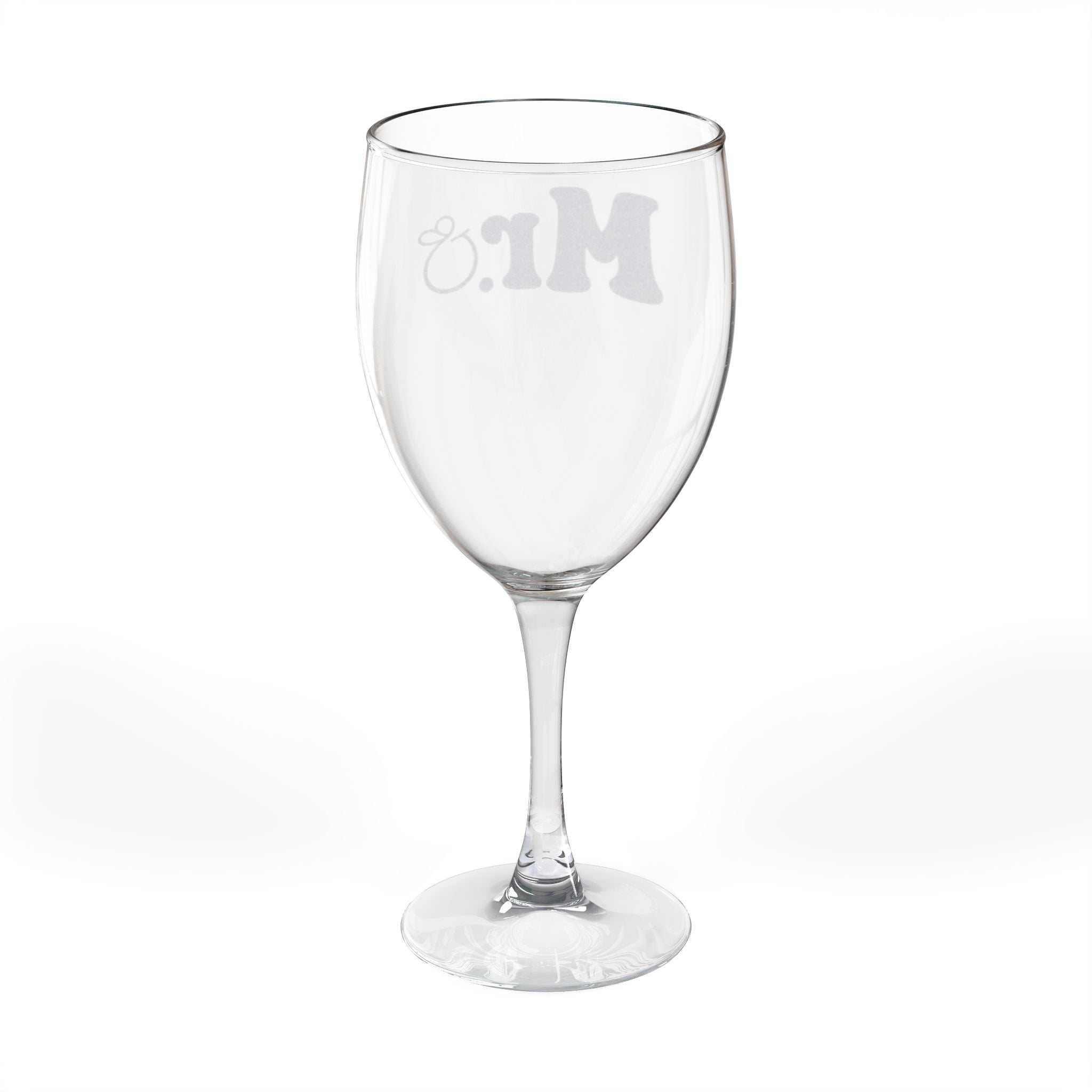 Engraved "Mr." Wine Glass — 10.5 oz Stemmed Wedding & Anniversary Gift