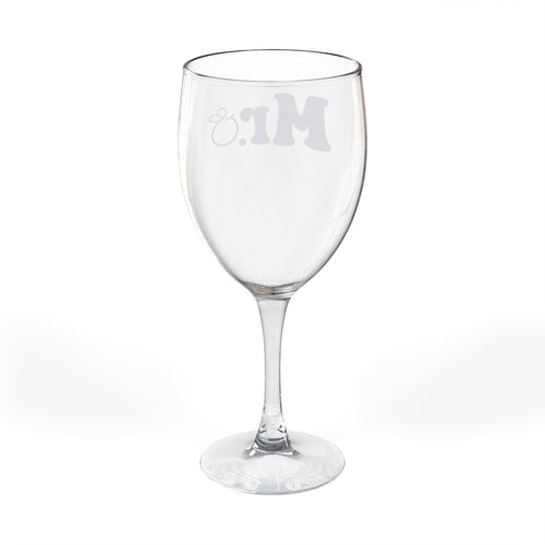 Engraved "Mr." Wine Glass — 10.5 oz Stemmed Wedding & Anniversary Gift