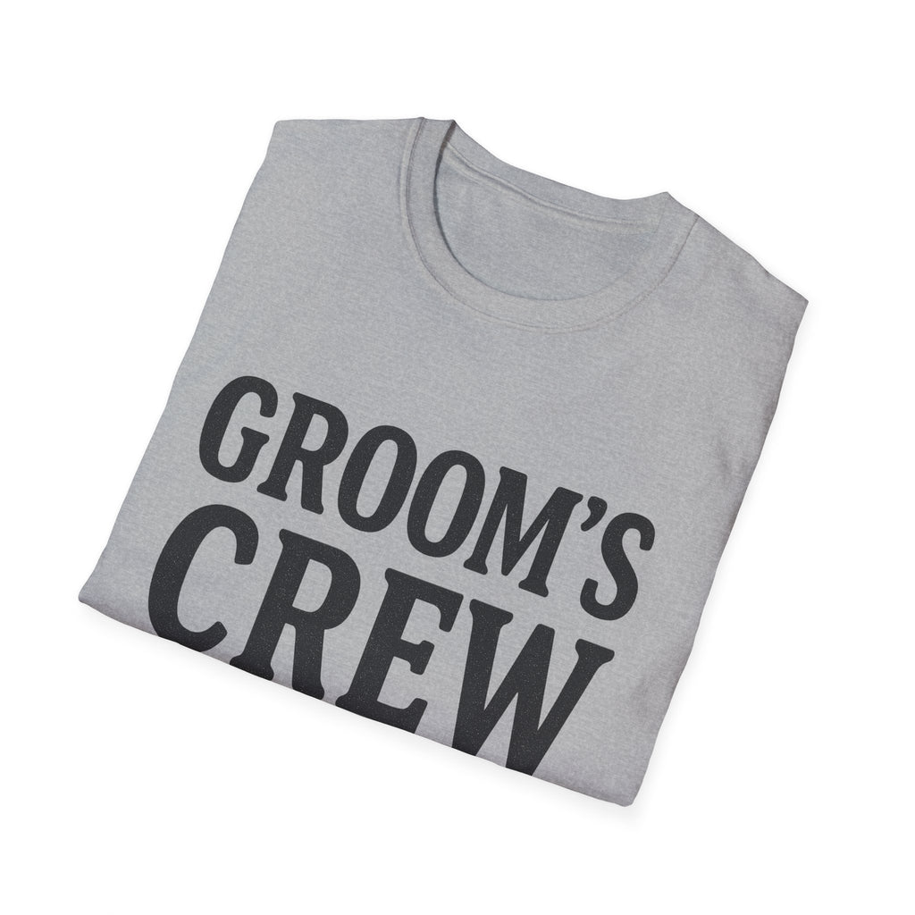Groom's Crew T-Shirt – Bachelor Party & Wedding Party Tee