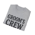 Groom's Crew T-Shirt – Bachelor Party & Wedding Party Tee