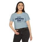 In My Engaged Era Crop Top — Future Mrs. Bachelorette Shirt