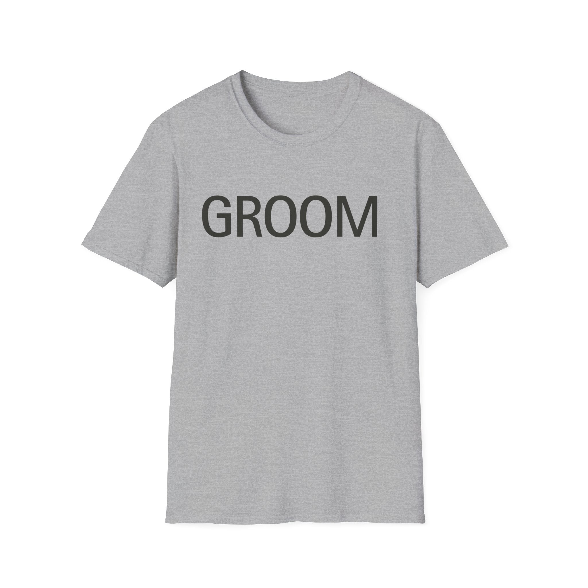 Groom T-Shirt — Simple Wedding Party Tee for Groom, Bachelor Party Shirt