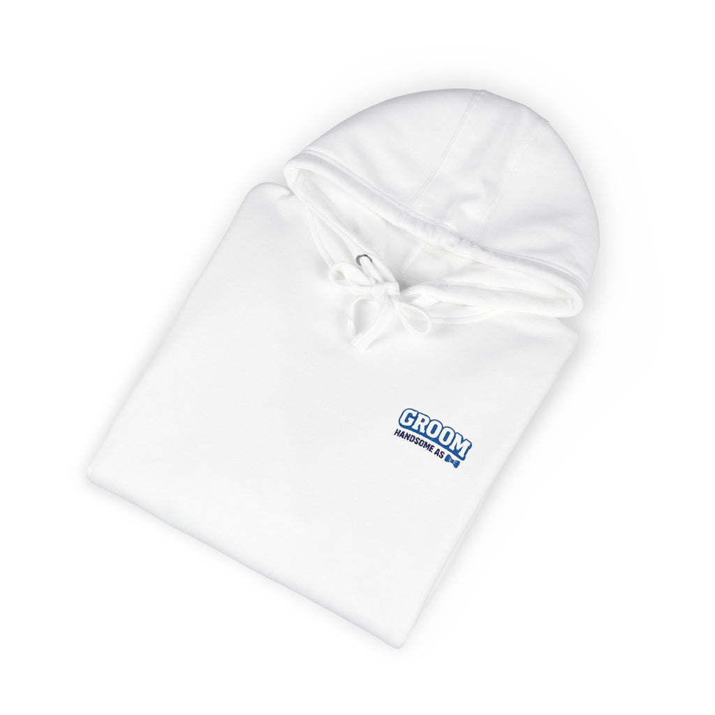 Hoodie — 'Grown Not Raised' Minimal Chest Logo Fleece Hoodie