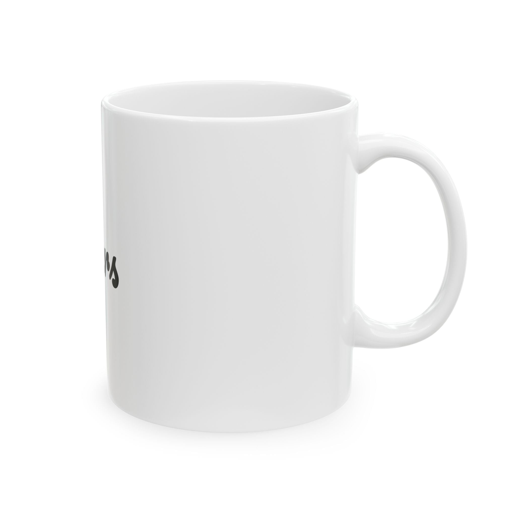 Hers Script Ceramic Mug — Elegant 'Hers' Coffee Cup (11oz & 15oz)