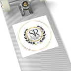 Stone Ridge Acres Logo Square Sticker — Elegant Monogram Farm/Brand Decal