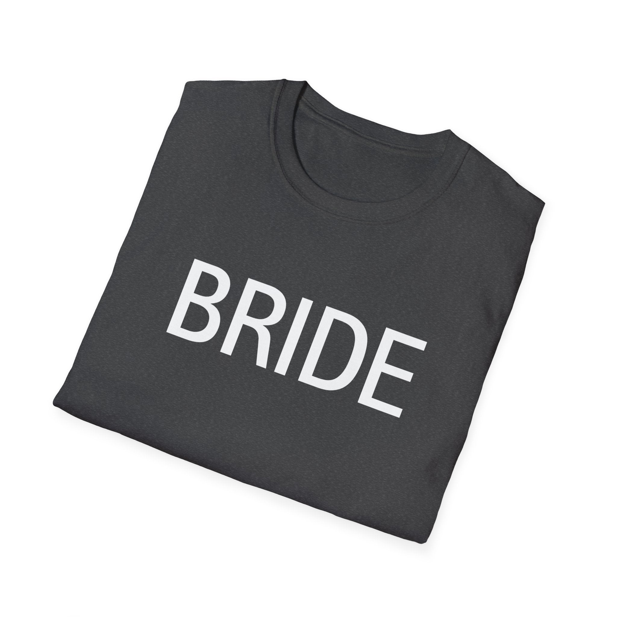 Bride T-Shirt — Minimal Bridal Tee for Bachelorette & Wedding Prep