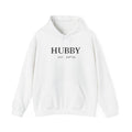 Hubby EST. Hoodie — Minimal Newlywed Gift Sweatshirt